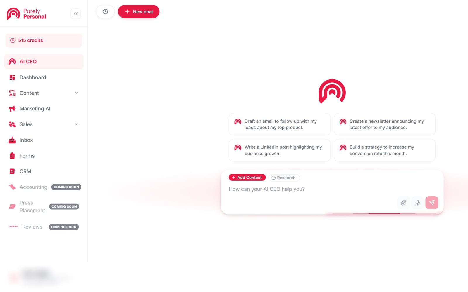 AICEO product screenshot